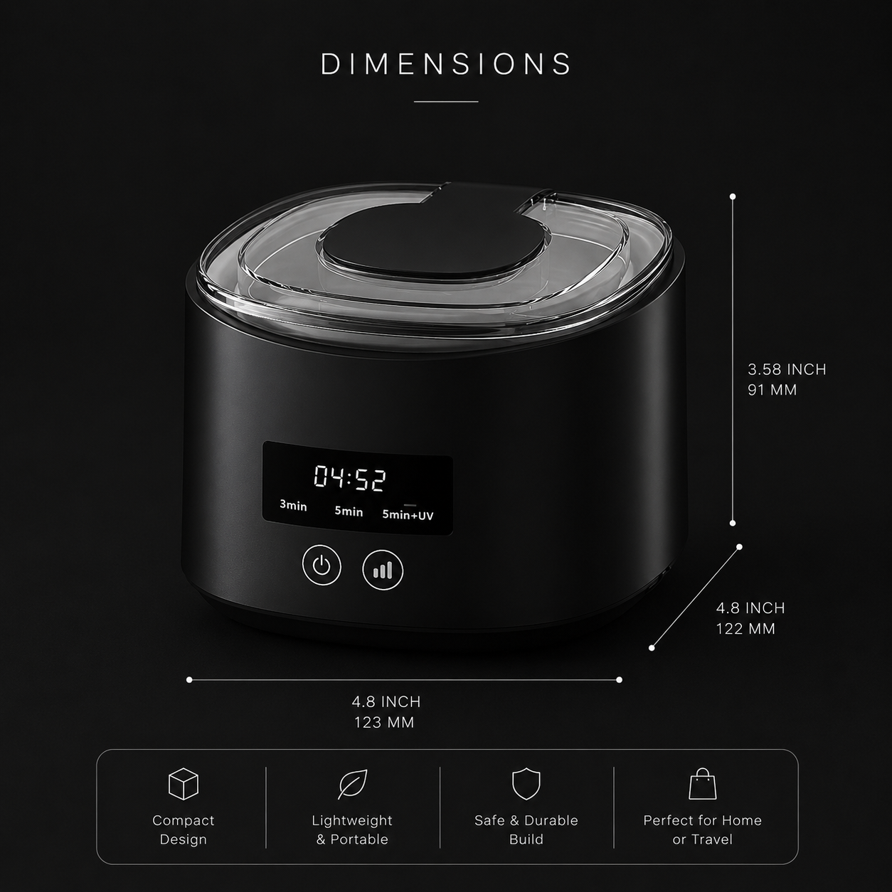 Nuvita™ Ultrasonic Cleaner